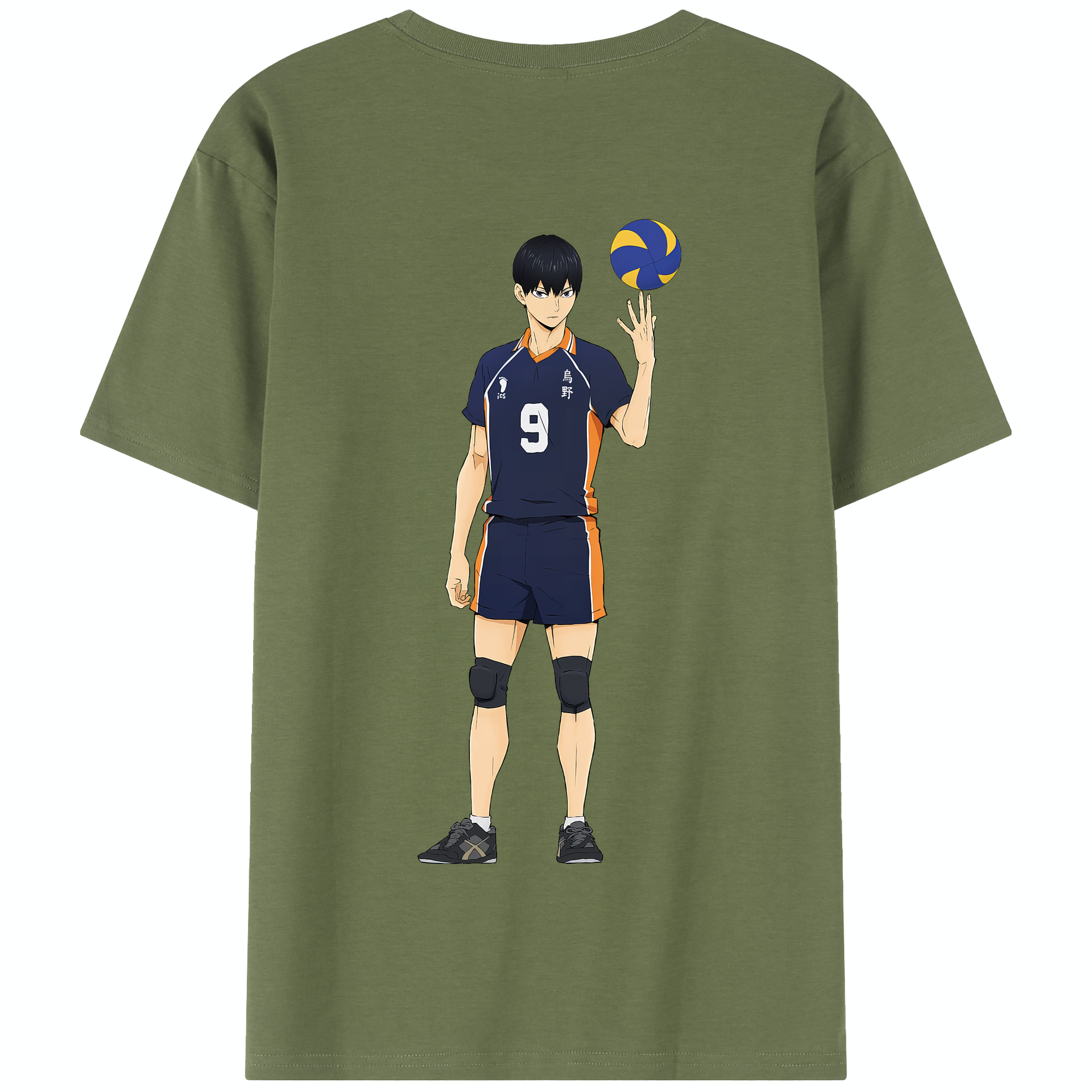 （画像用） ハイキュー!! Haikyu!! 綿100％半袖Tシャツ（背面プリント）
